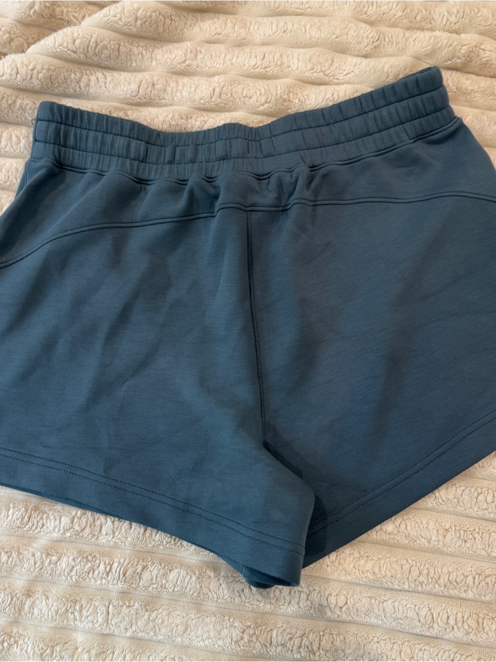 Spanx Air Essentials Lounge Shorts Blue Muted Womens Size Large Soft Everyday - Picture 2 of 6
